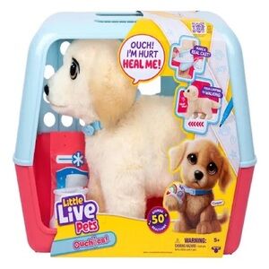 Ouchie Puppy Playset - White and Blue